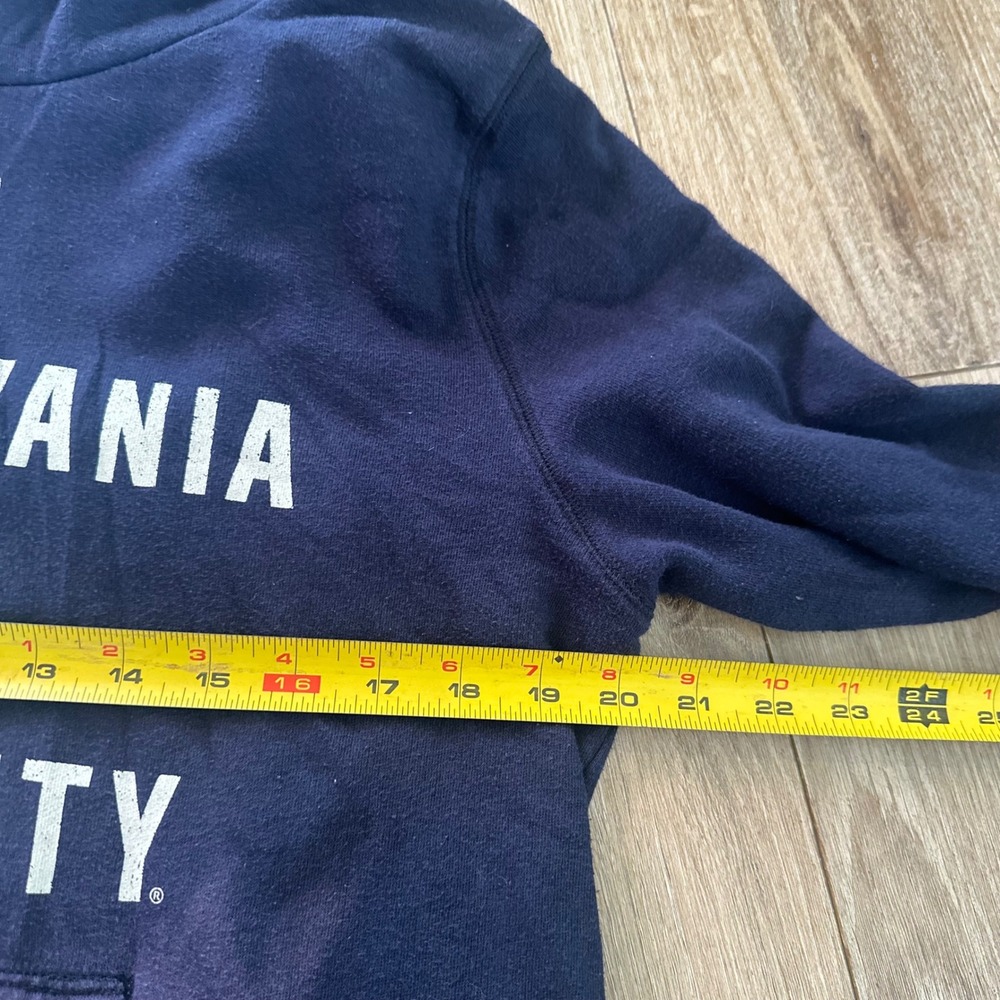 Victoria's Secret PINK Penn State University Hoodie Navy Blue Large PSU Pullover - Picture 6 of 7